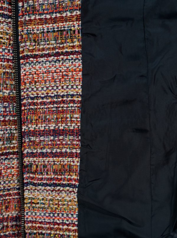Hnedo-krémové vzorované sako Yest