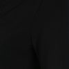 Čierne tričko s 3/4 rukávom a riasením vo výstrihu Pietro Filipi