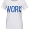 Biele tričko s potlačou ONLY RIVA Work