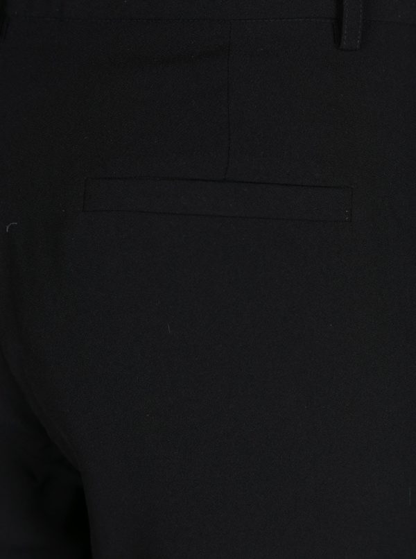 Čierne skrátené nohavice s vysokým pásom Blendshe Sully