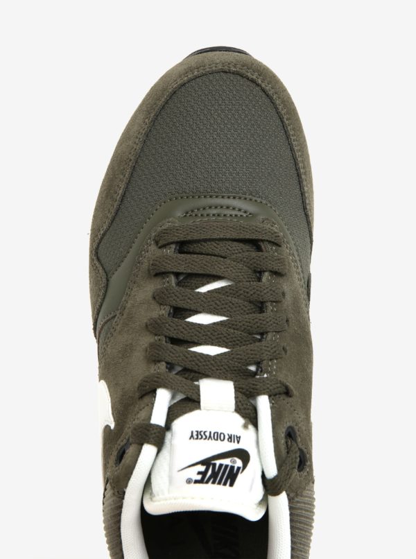 Kaki pánske tenisky so semišovými detailmi Nike Air Odyssey