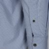Modrá pánska vzorovaná slim fit košeľa s náprsným vreckom s.Oliver