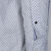 Biela pánska vzorovaná slim fit košeľa s náprsným vreckom s.Oliver