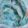 Krémovo-zelená kvetovaná šatka Tom Joule Wensley