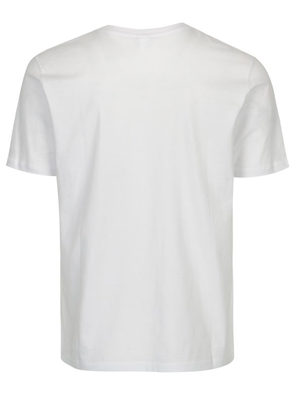 Biele pánske tričko s výšivkou Sergio Tacchini Daiocco