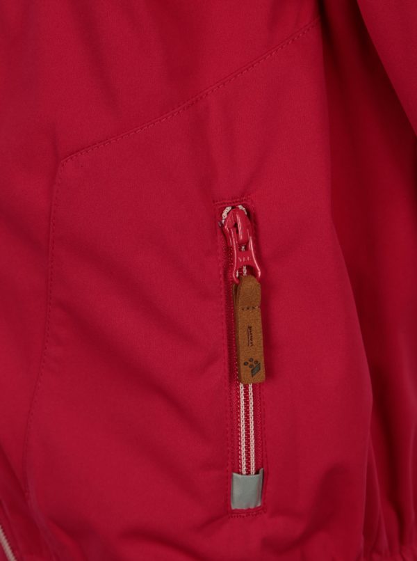 Ružová dievčenská funkčná vodovzdorná bunda s kapucňou Lego Wear Sabrine