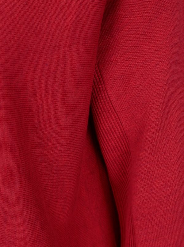 Červený dámsky tenký oversize sveter s.Oliver
