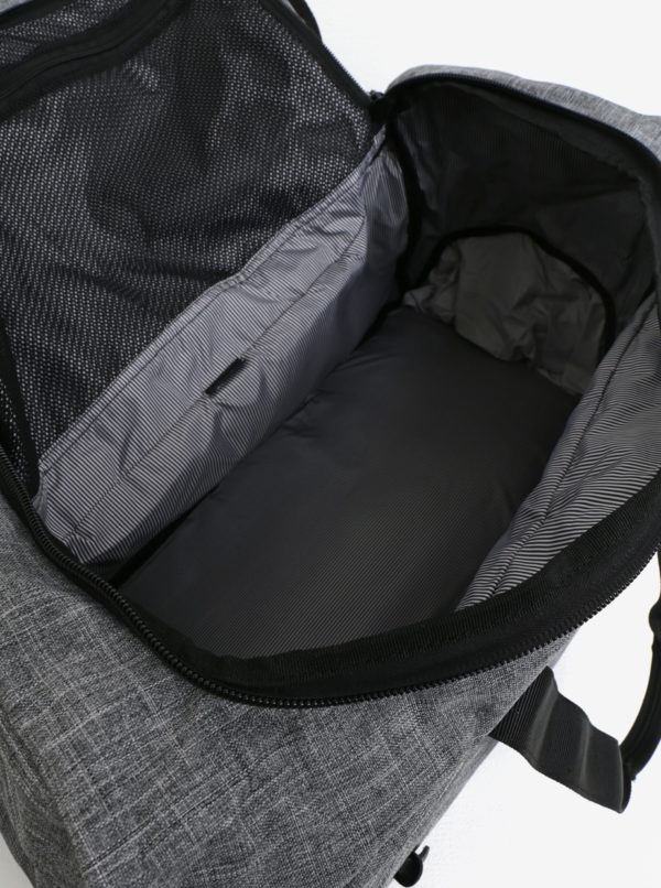 Sivá melírovaná cestovná taška s ramennými popruhmi Herschel Outfitter 63 l