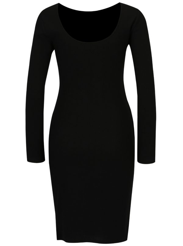 Čierne puzdrové šaty Dorothy Perkins