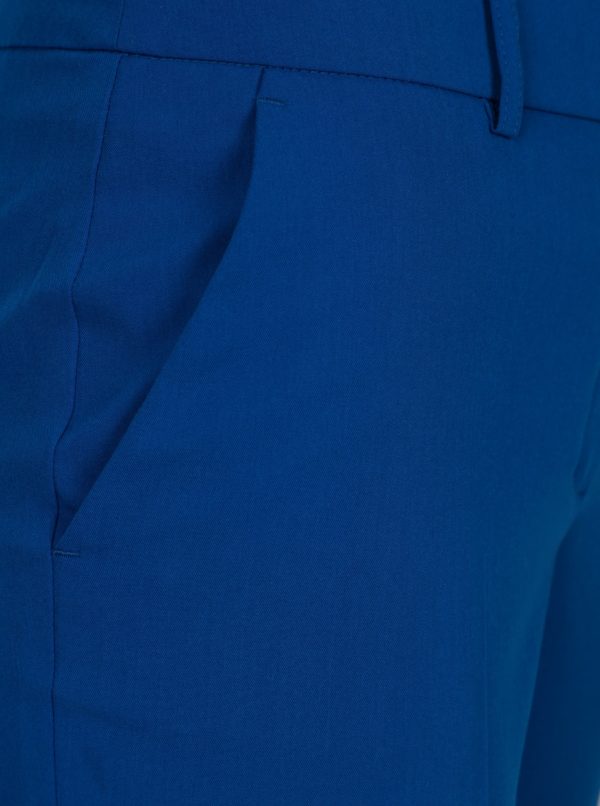 Modré skrátené nohavice Dorothy Perkins