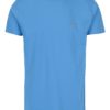 Modré pánske slim tričko s výšivkou loga GANT