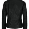 Čierna koženková bunda Jacqueline de Yong Dallas