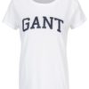 Biele dámske tričko s nápisom GANT