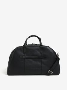 Čierna pánska kožená cestovná taška Royal RepubliQ Omega
