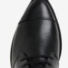 Čierne dámske kožené poltopánky s lesklými detailmi Royal RepubliQ