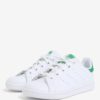 Zeleno-biele detské kožené tenisky adidas Originals Stan Smith C