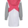 Bielo-ružová dievčenská mikina s kapucňou adidas Originals J M Ft Hoodie