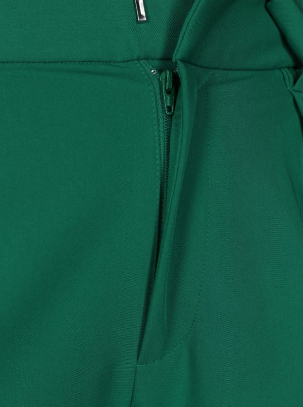 Zelené nohavice s vysokým pásom TALLY WEiJL