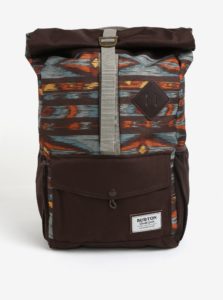 Hnedý vzorovaný batoh Burton Export 25 l