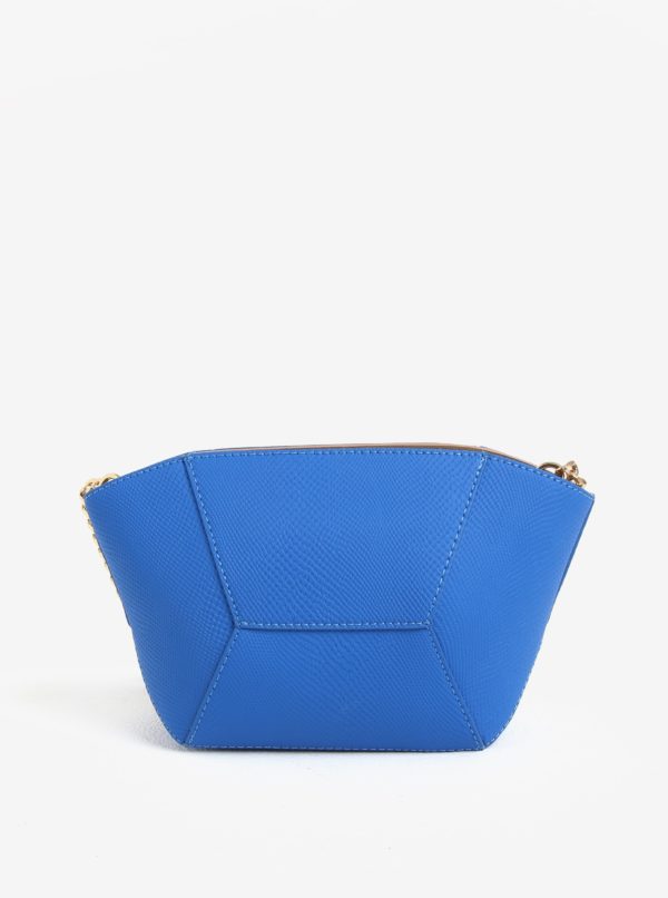 Modrá malá crossbody kabelka so zlatými detailmi Paul’s Boutique Tasmin