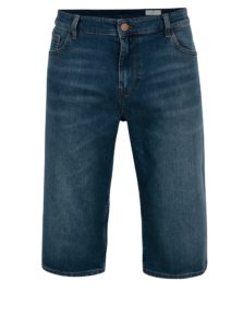 Modré pánske regular rifľové kraťasy Cross Jeans