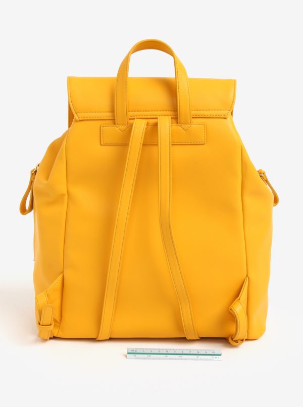 Žltý koženkový batoh Paul's Boutique Celine