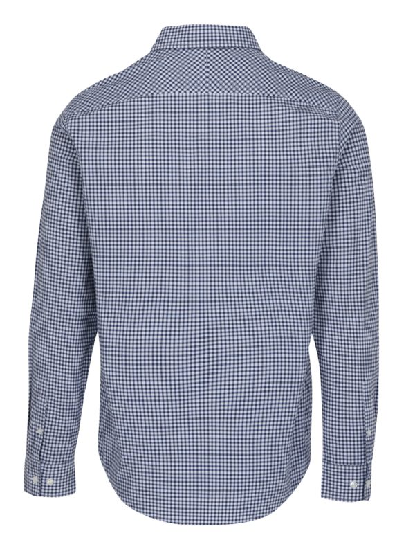 Bielo-modrá kockovaná slim fit košeľa Original Penguin Core Gingham