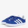 Modré detské semišové tenisky adidas Originals