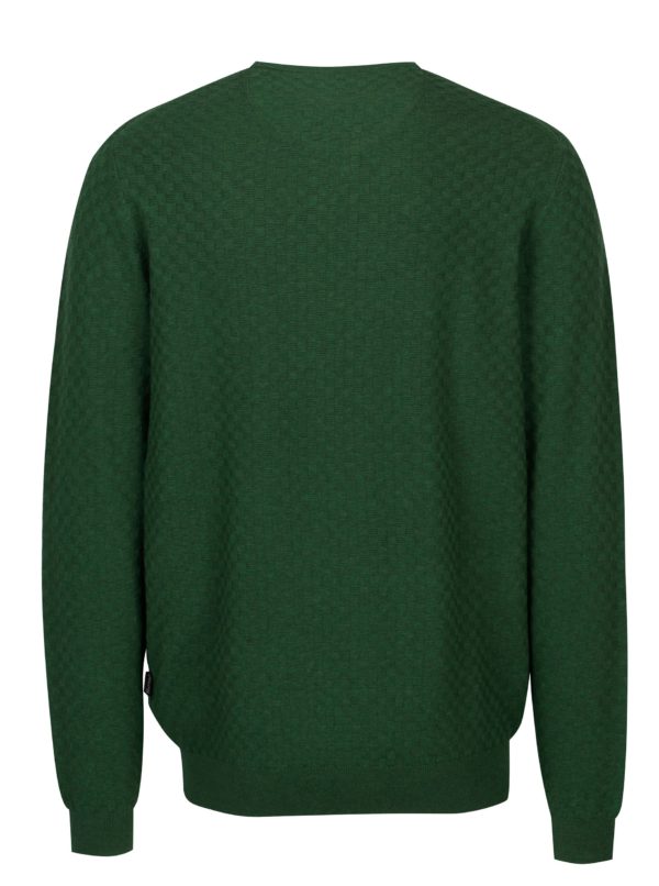Zelený vzorovaný sveter Fynch-Hatton
