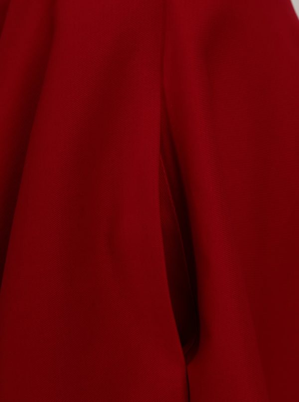 Červená kolesová sukňa SAINT DOT Lantern