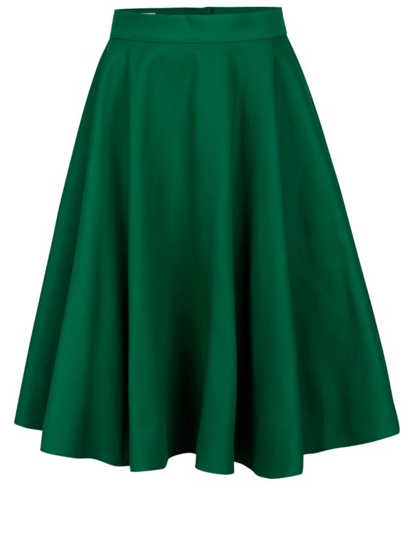 Zelená kolesová sukňa SAINT DOT Lantern