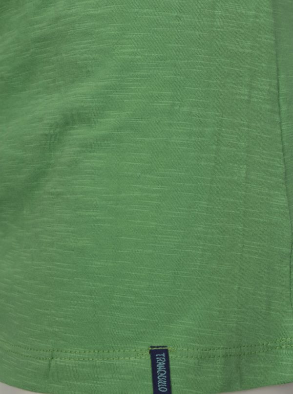 Zelené tielko s nazberkaním vo výstrihu Tranquillo Rochea
