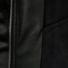 Čierna koženková bunda s volánmi Dorothy Perkins
