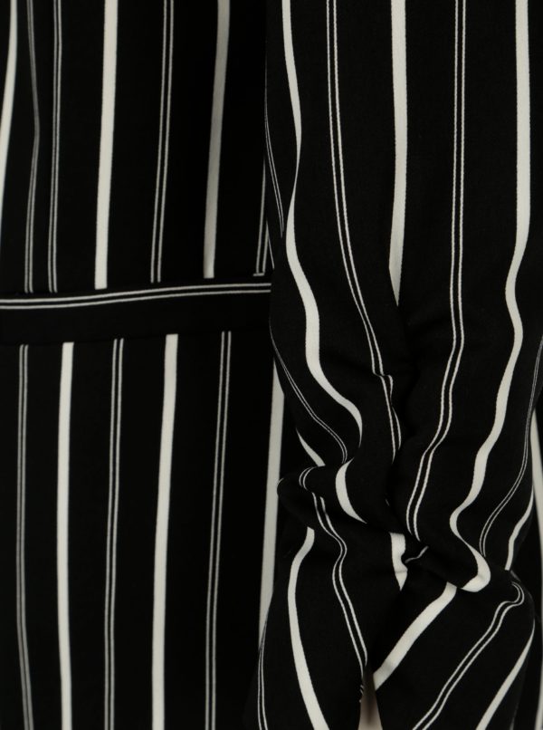 Čierno-krémové pruhované sako Dorothy Perkins