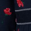 Tmavomodré kvetované tričko Dorothy Perkins Curve