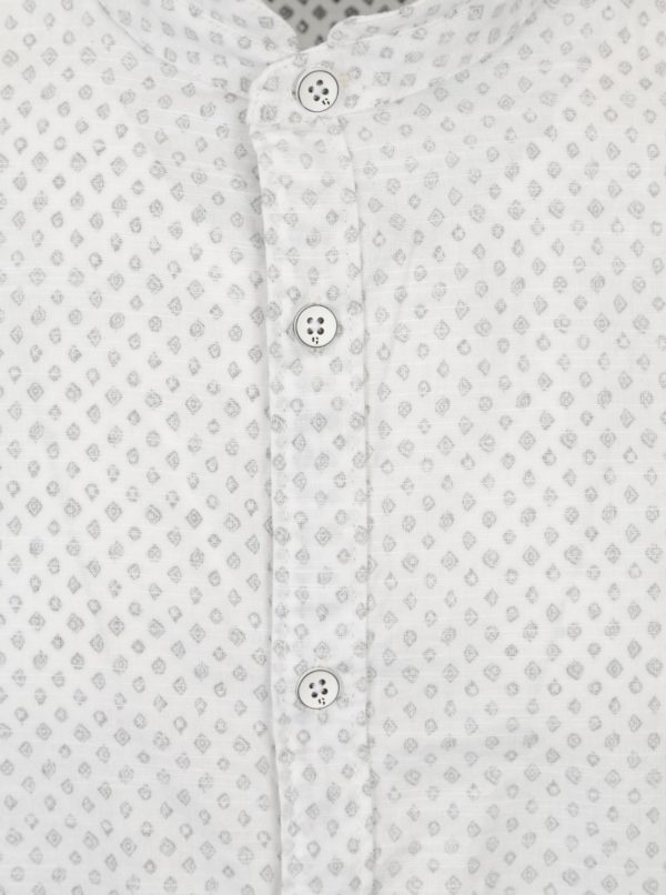 Krémová pánska vzorovaná košeľa Garcia Jeans Heren