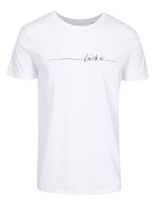Biele pánske tričko s potlačou ZOOT Original Láska