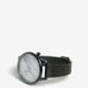 Bielo-čierne dámske hodinky s kovovým remienkom Komono Estelle Royale