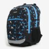 Čierno-modrý chlapčenský vzorovaný batoh LOAP Ellipse 25 l