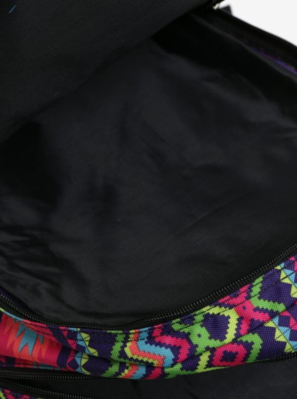 Zeleno-fialový vzorovaný batoh LOAP Lian 20 l