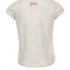 Krémové dievčenské melírované tričko s potlačou dalmatínca Tom Joule