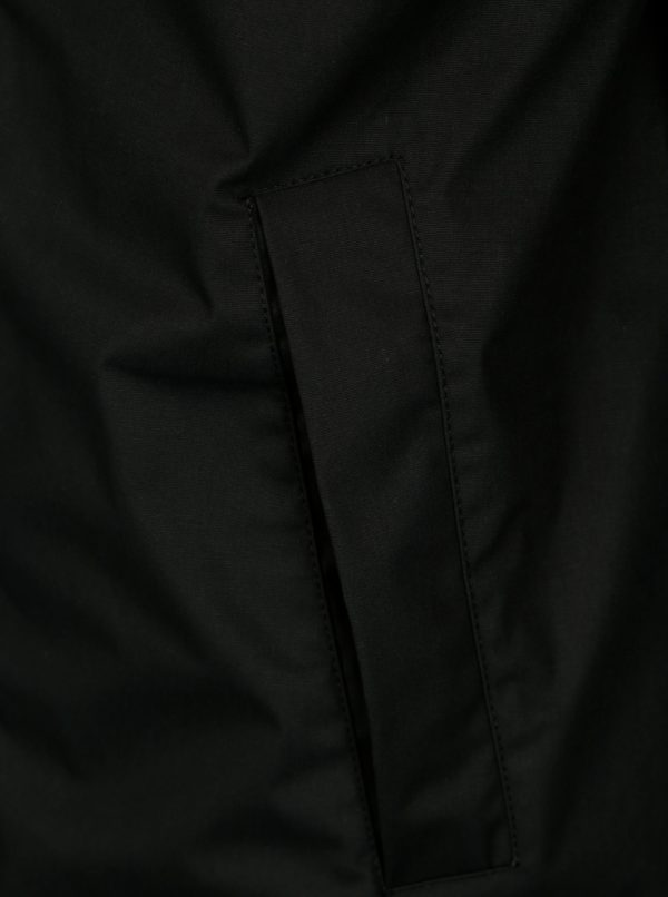 Čierna pánska vodovzdorná bunda s vreckami Makia Mac