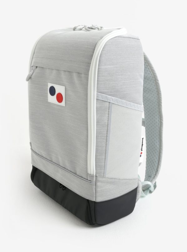 Sivý vodovzdorný batoh z recyklovaného materiálu pinqponq Cubik medium 19 l