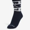 Sivo-modré unisex ponožky s motívom zvierat Fusakle Vysoké Tatry