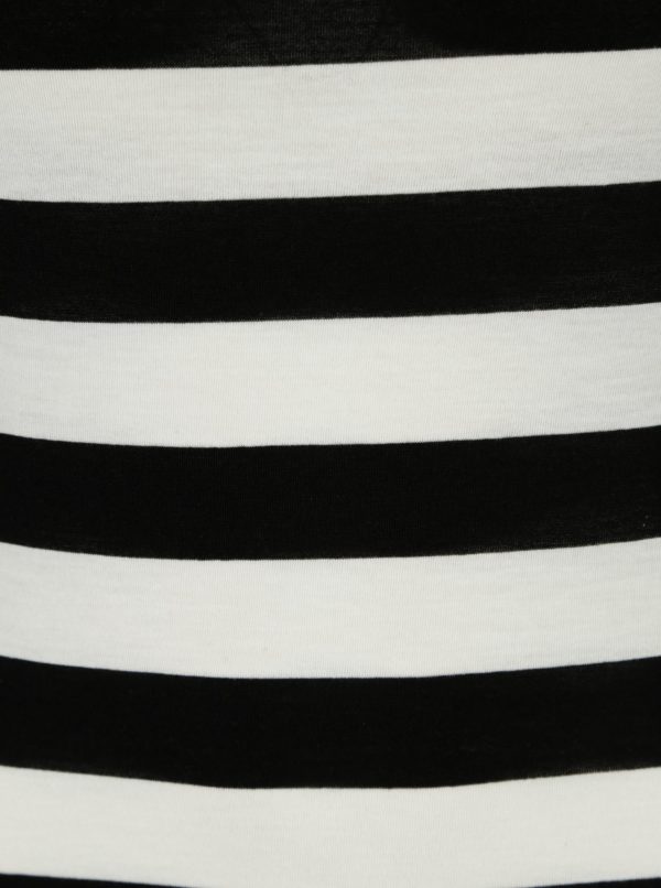 Čierno-krémové pruhované šaty Jacqueline de Yong Bug