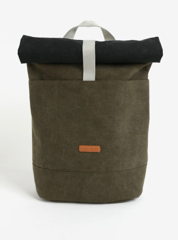 Kaki vodovzdorný batoh z recyklovaného materiálu Ucon Hajo 20 l