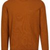 Oranžový sveter s výšivkou Barbour Pima