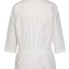 Biela košeľa s 3/4 rukávmi Selected Femme Camille
