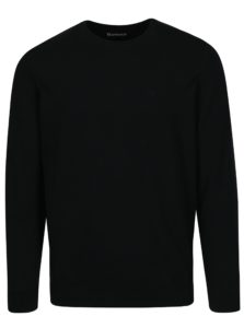 Tmavomodrý sveter s výšivkou Barbour Pima