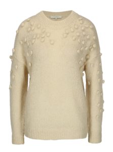 Béžový sveter s prímesou mohéru Selected Femme Nora